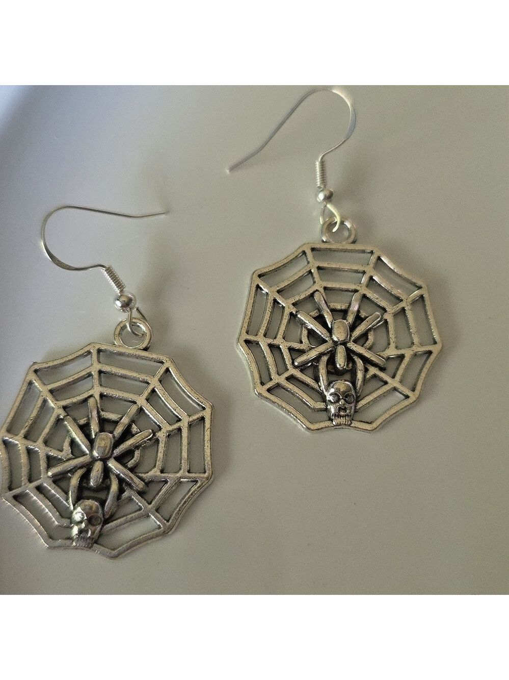 Spider Web   Earrings Halloween Favorite